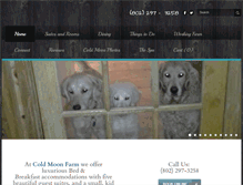 Tablet Screenshot of coldmoonfarm.com